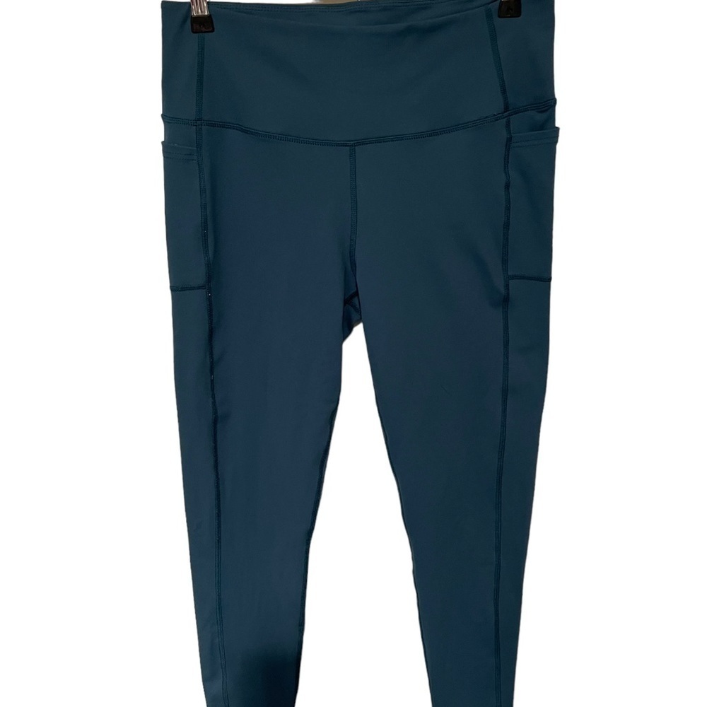Skeechers women’s high waisted jogging/performance leggings, forest green, large